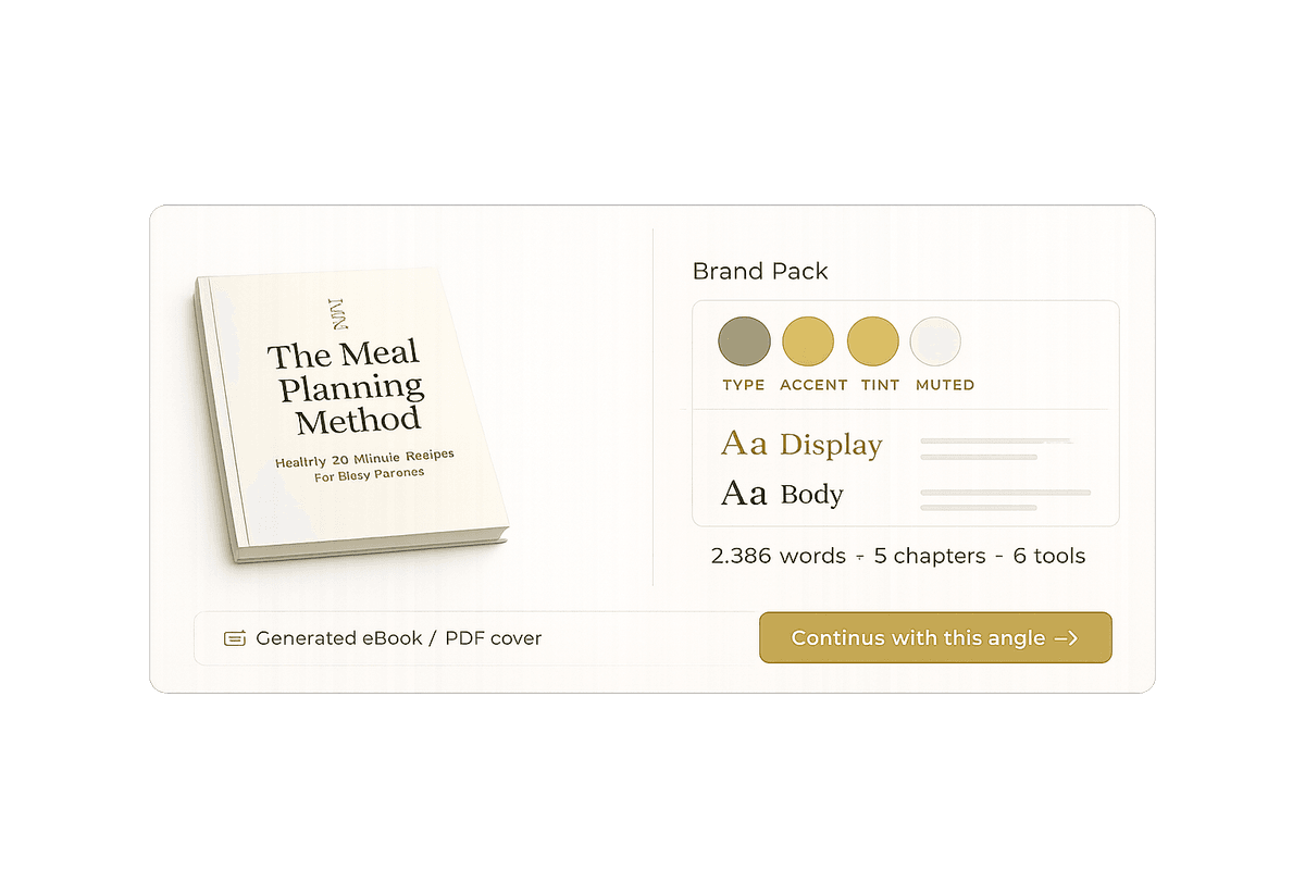 Step 3: Build the product.